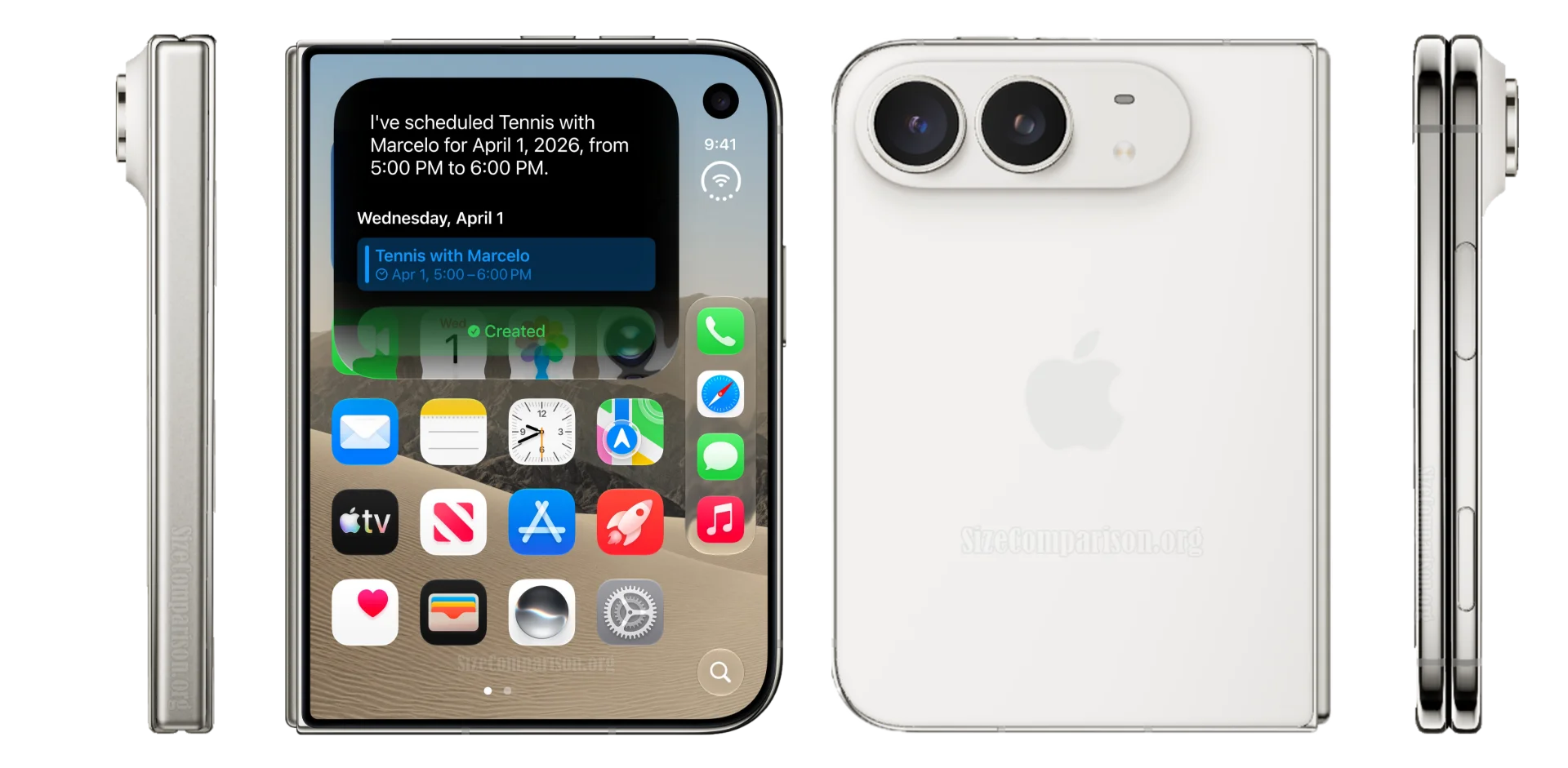 iPhone Duo closed multi-view product sheet